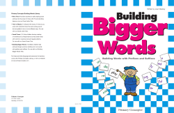 Building Bigger Words