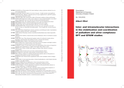 Inter- and intramolecular interactions in the stabilization and