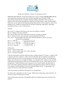 Round Lake Summer Stars is open to children enterin