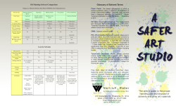 Glossary of Solvent Terms