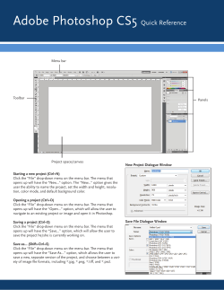 Adobe Photoshop CS5 Quick Reference
