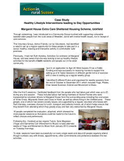Case Study Healthy Lifestyle Interventions leading to Day