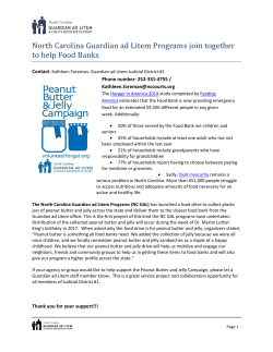 North Carolina Guardian ad Litem Programs join together to help