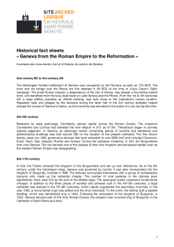 the historical fact sheets