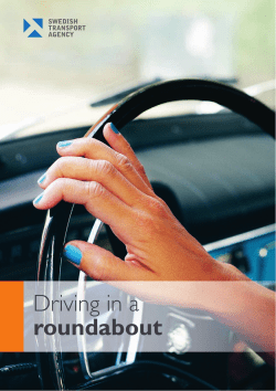 Driving in a roundabout