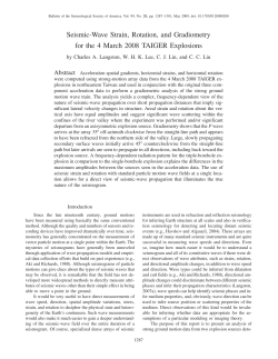 Seismic-Wave Strain, Rotation, and Gradiometry for the 4 March