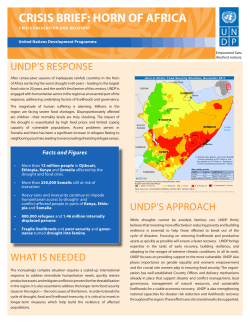 crisis brief: horn of africa