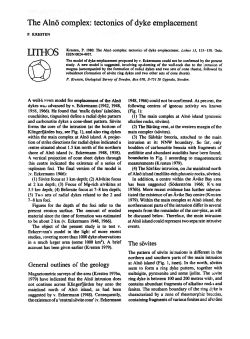 The Aln6 complex: tectonics of dvke emplacement
