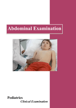 Abdominal Examination
