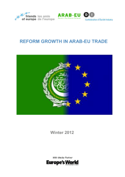 REFORM GROWTH IN ARAB-EU TRADE