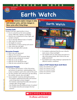 Earth Watch - Scholastic Canada