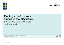 The impact of games in the classroom