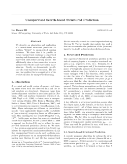 Unsupervised Search-based Structured Prediction