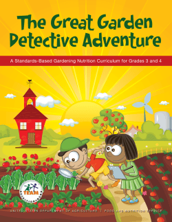 The Great Garden Detective Adventure