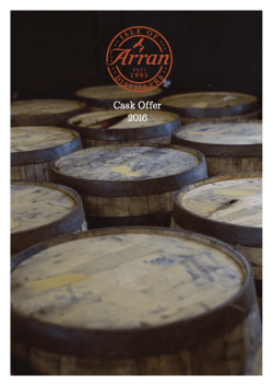 Cask Offer 2016 - Isle of Arran Distillery