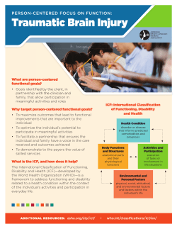 ICF Traumatic Brain Injury