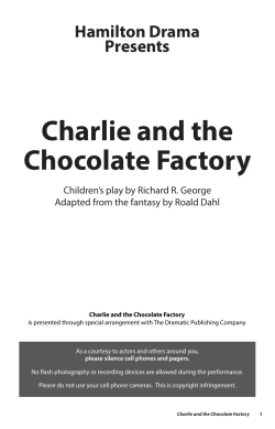Charlie and the Chocolate Factory