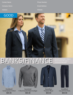 banks/finance - Edwards Garment
