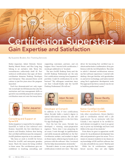 Certification Superstars Gain Expertise and Satisfaction