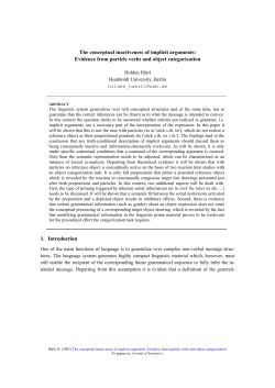 The conceptual inactiveness of implicit arguments
