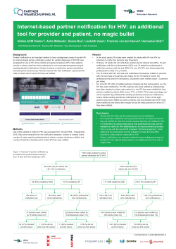 H&eacute;l&egrave;ne ACM Voeten1,2, Anita Watzeels1, Hanna Bos3, Liesbeth