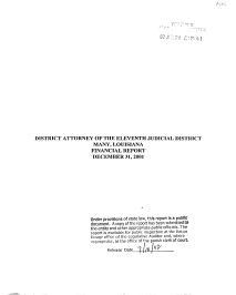 district attorney of the eleventh judicial district many, louisiana