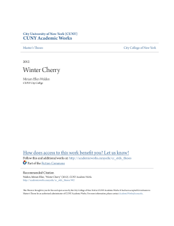 - CUNY Academic Works