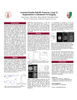 Inverted Double Half RF Pulse for Long T2 Suppression in Ultrashort