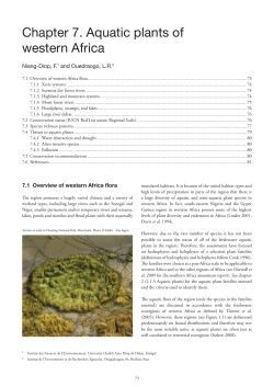 Chapter 7. Aquatic plants of western Africa