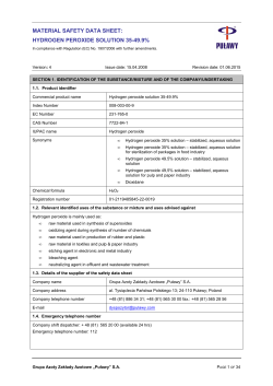 msds hydrogen peroxide 35-49
