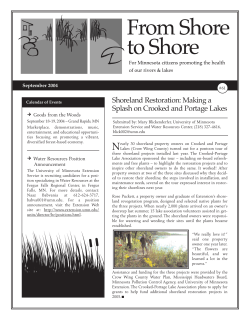 September 2004 - Minnesota Shoreland Management Resource