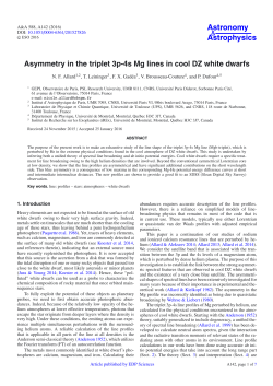 Asymmetry in the triplet 3p-4s Mg lines in cool DZ white dwarfs