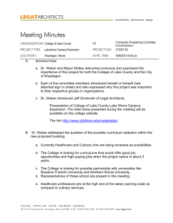 Minutes - College of Lake County