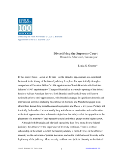 Diversifying the Supreme Court