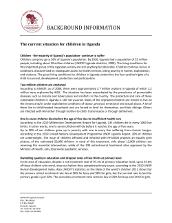 background information - ANPPCAN UGANDA CHAPTER