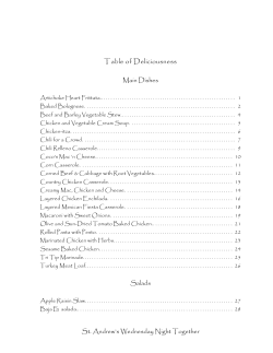 Table of Deliciousness