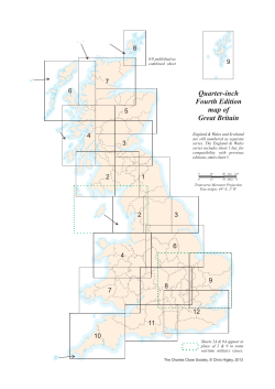 Quarter-inch map of Great Britain Fourth Edition