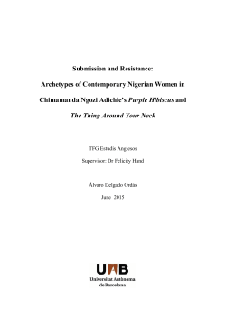 Submission and Resistance: Archetypes of Contemporary Nigerian