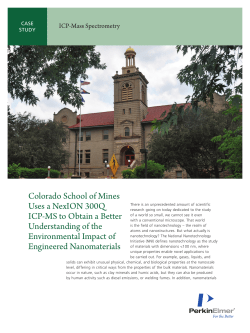 Colorado School of Mines Uses a NexION 300Q ICP