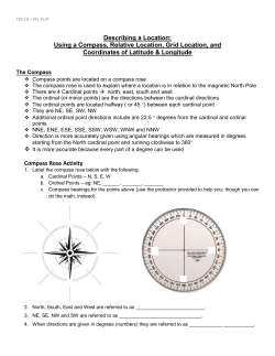 Using a Compass, Relative Location