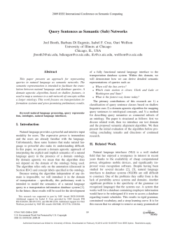Query Sentences as Semantic (Sub) Networks
