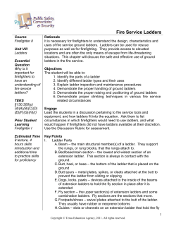 Fire Service Ladders