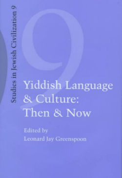 Food in Yiddish and Slavic Folk Culture: A Comparative/Contrastive