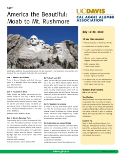 America the Beautiful: Moab to Mt. Rushmore