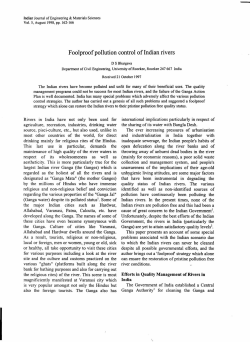 Foolproof pollution control of Indian rivers