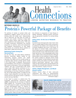 Beyond Muscle - Protein`s Powerful Package of Benefits