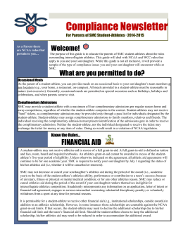 Parents Newsletter 2014