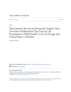 Have Justices Stevens and Kennedy Forged a New Doctrine of
