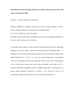 Quantification of the bond-angle dispersion by