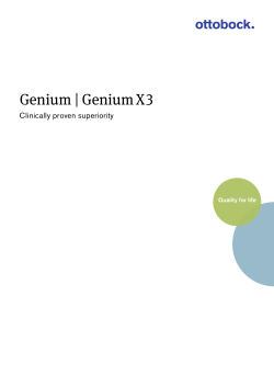 Genium X3 - Ottobock